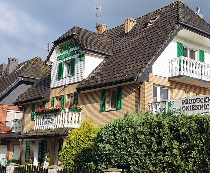 okiennice aluminiowe dekoracyjne