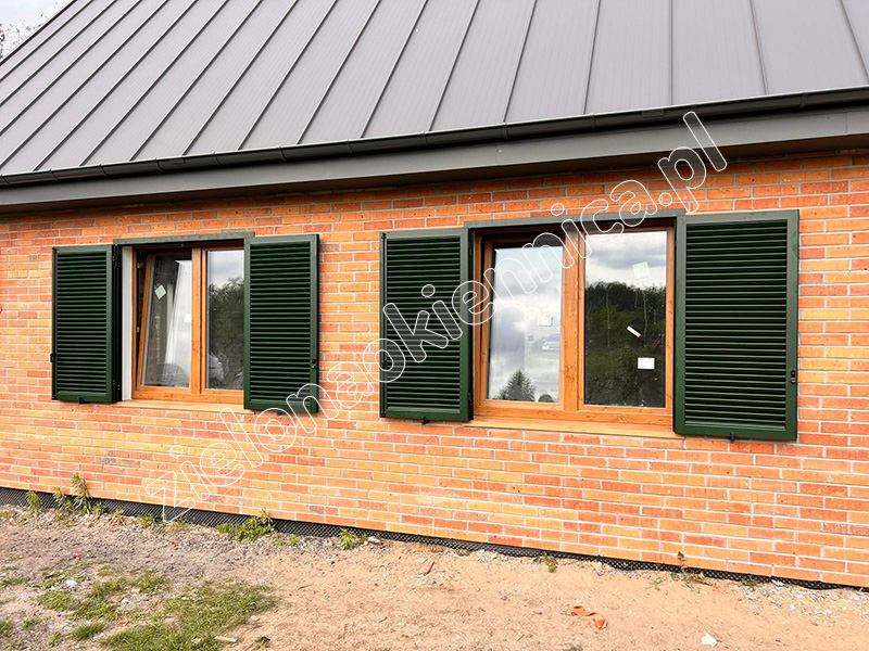 Okiennice w ramie aluminiowe