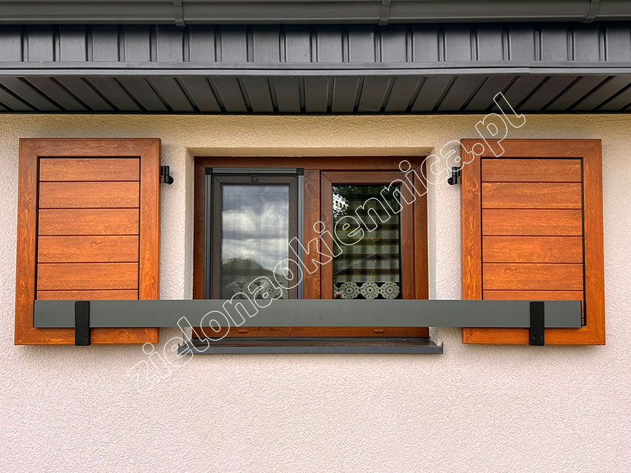 Okiennice aluminiowe same skrzydła